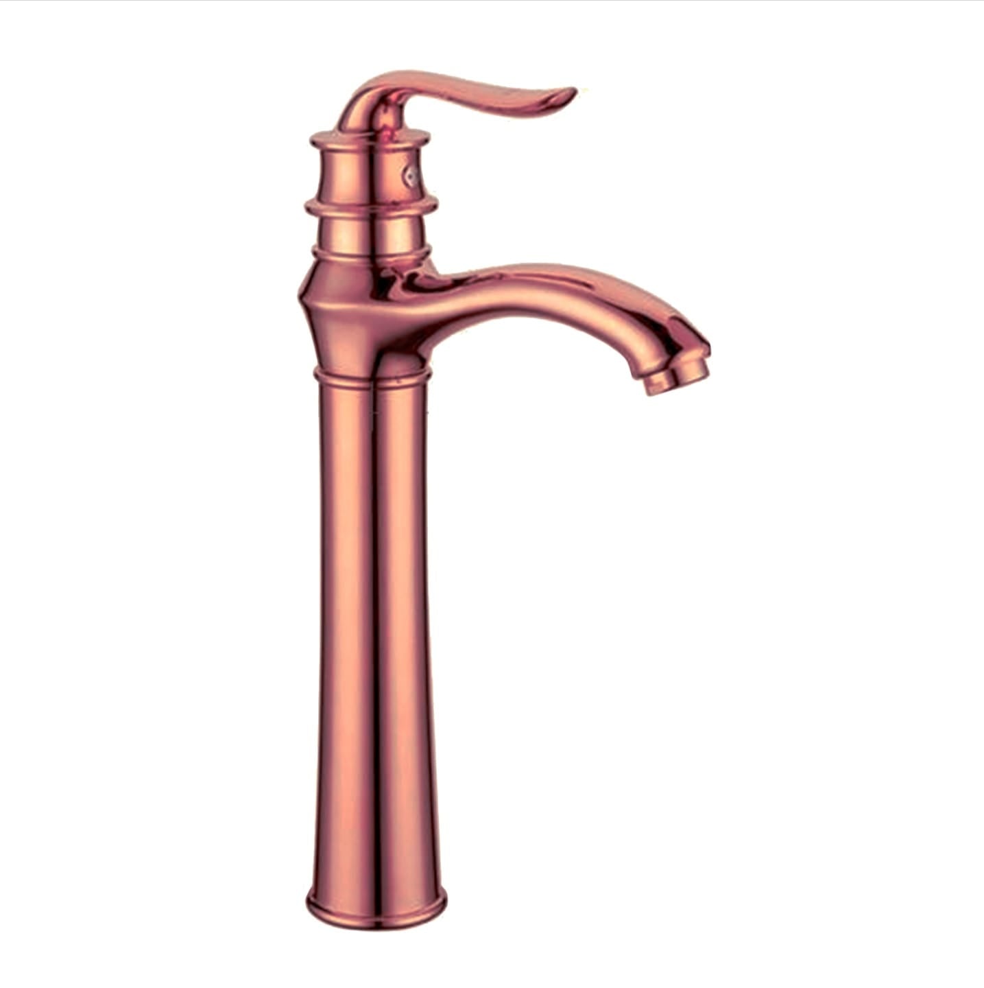 Tall Pink Gold Brass